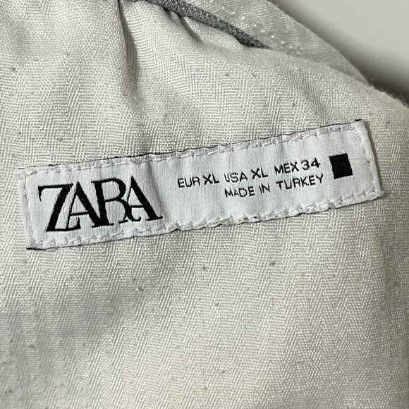 Zara Men’s Gray Drawstring Lounge Shorts Size XL - Casual Everyday Style - Picture 5 of 9